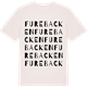 Vintage White t-shirt med Furebacken ordlek t-shirt