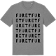 Mid Heather Gray t-shirt med Furet ordlek t-shirt