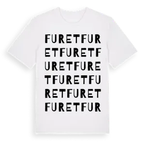Furet ordlek t-shirt – ekologisk bomull t-shirt från Pinshirt
