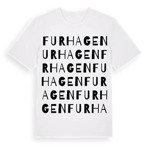 Furhagen ordlek t-shirt – ekologisk bomull t-shirt från Pinshirt