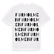 Furholmen ordlek t-shirt