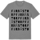 Mid Heather Gray t-shirt med Furnästorp ordlek t-shirt