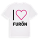 Jag älskar Furön t-shirt stort tryck