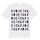 White t-shirt med Furubäck ordlek t-shirt