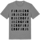 Mid Heather Gray t-shirt med Furuberg ordlek t-shirt