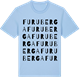 Blue Soul t-shirt med Furuberga ordlek t-shirt