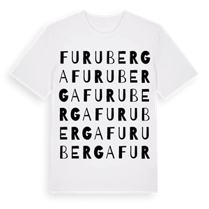 Furuberga ordlek t-shirt – ekologisk bomull t-shirt från Pinshirt