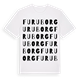 Furuborg ordlek t-shirt