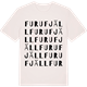 Vintage White t-shirt med Furufjäll ordlek t-shirt