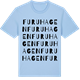 Blue Soul t-shirt med Furuhagen ordlek t-shirt