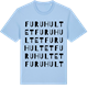 Blue Soul t-shirt med Furuhultet ordlek t-shirt