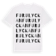 Furulyckan ordlek t-shirt