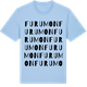 Blue Soul t-shirt med Furumon ordlek t-shirt