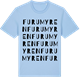 Blue Soul t-shirt med Furumyren ordlek t-shirt