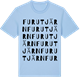 Blue Soul t-shirt med Furutjärn ordlek t-shirt