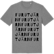 Mid Heather Gray t-shirt med Furutjärn ordlek t-shirt