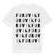 White t-shirt med Furuvik ordlek t-shirt