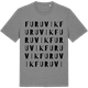 Mid Heather Gray t-shirt med Furuvik ordlek t-shirt