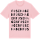 Pink Cotton t-shirt med Fusehagen ordlek t-shirt