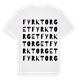 Fyrktorget ordlek t-shirt