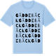 Blue Soul t-shirt med Gäddebäck ordlek t-shirt