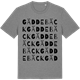Mid Heather Gray t-shirt med Gäddebäck ordlek t-shirt