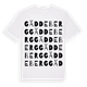 Gäddeberg ordlek t-shirt