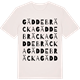 Vintage White t-shirt med Gäddebräcka ordlek t-shirt