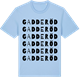 Blue Soul t-shirt med Gadderöd ordlek t-shirt