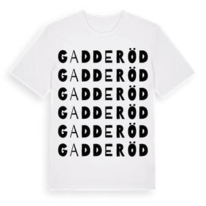 Gadderöd ordlek t-shirt – ekologisk bomull t-shirt från Pinshirt