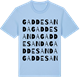 Blue Soul t-shirt med Gaddesanda ordlek t-shirt