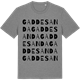 Mid Heather Gray t-shirt med Gaddesanda ordlek t-shirt