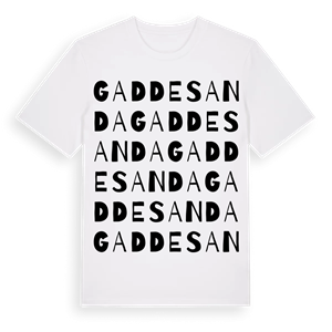 Gaddesanda ordlek t-shirt – ekologisk bomull t-shirt från Pinshirt