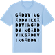Blue Soul t-shirt med Gäddvik ordlek t-shirt
