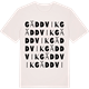 Vintage White t-shirt med Gäddvik ordlek t-shirt