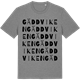 Mid Heather Gray t-shirt med Gäddviken ordlek t-shirt