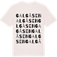 Vintage White t-shirt med Galgåsen ordlek t-shirt