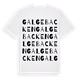 Galgebacken ordlek t-shirt
