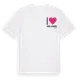 White t-shirt med Jag älskar Gällsnäs t-shirt litet tryck
