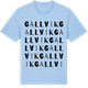 Blue Soul t-shirt med Gallvik ordlek t-shirt