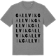 Mid Heather Gray t-shirt med Gallvik ordlek t-shirt