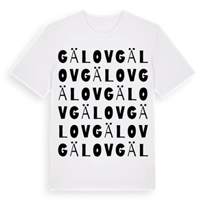 Gälov ordlek t-shirt – ekologisk bomull t-shirt från Pinshirt