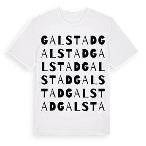 Galstad ordlek t-shirt – ekologisk bomull t-shirt från Pinshirt