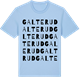 Blue Soul t-shirt med Galterud ordlek t-shirt