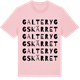 Pink Cotton t-shirt med Galteryggskärret ordlek t-shirt