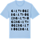 Blue Soul t-shirt med Galthögen ordlek t-shirt