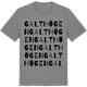 Mid Heather Gray t-shirt med Galthögen ordlek t-shirt