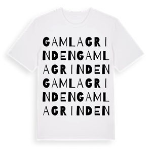 Gamla Grinden ordlek t-shirt – ekologisk bomull t-shirt från Pinshirt