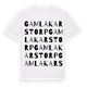Gamla Karstorp ordlek t-shirt