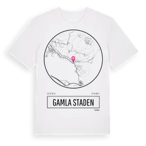 Gamla Staden t-shirt – ekologisk bomull t-shirt från Pinshirt